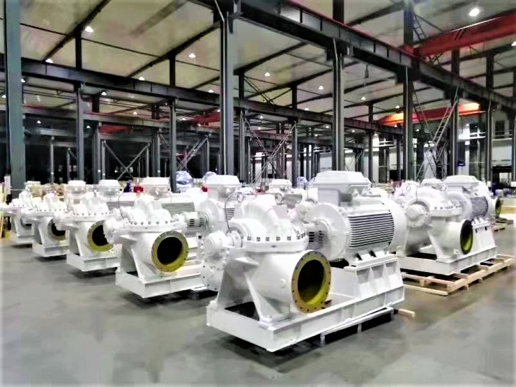 ปั๊มน้ำหอยโข่ง 14 นิ้ว Split Case Pump